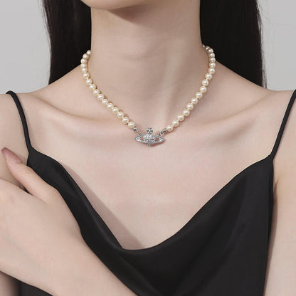 Saturn’s Empress Pearl Necklace - Voisson