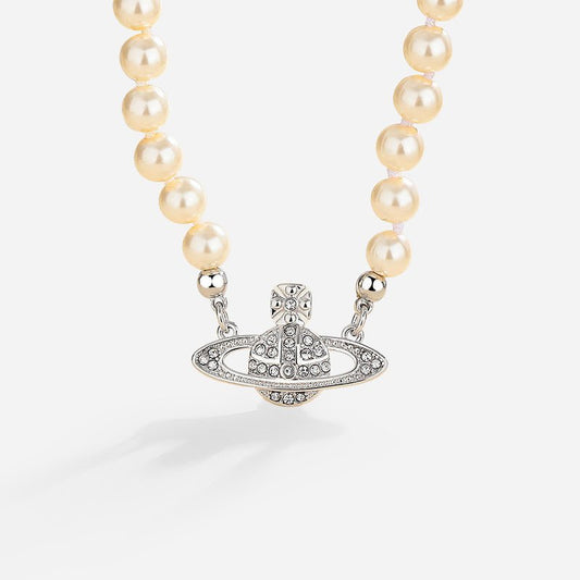 Saturn’s Empress Pearl Necklace - Voisson