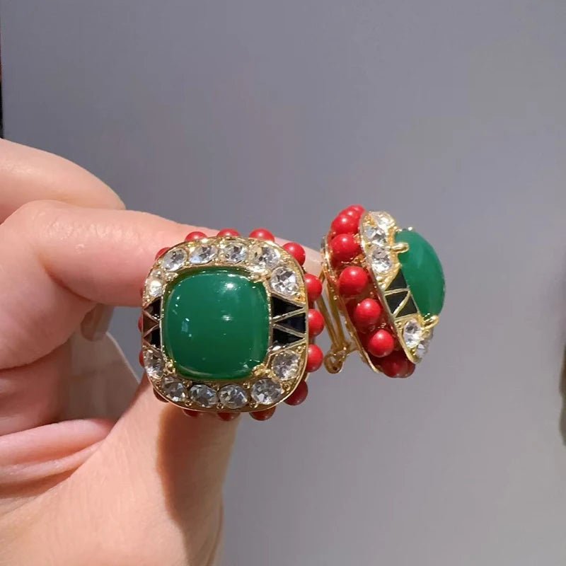 Scarlet Crown Earrings - Voisson