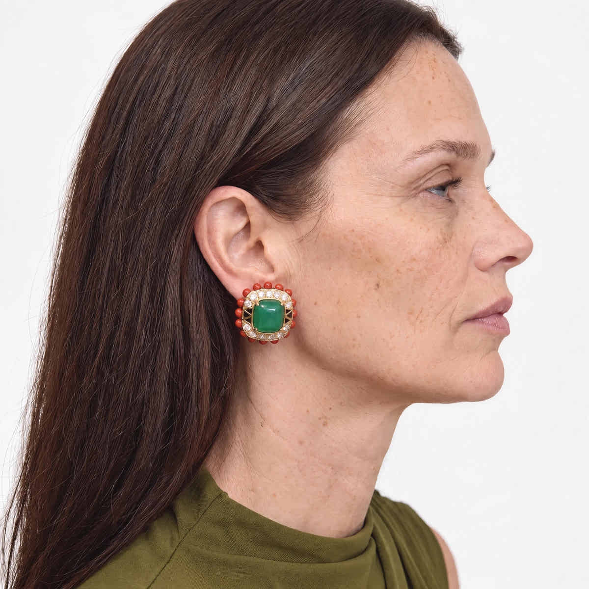 Scarlet Crown Earrings - Voisson