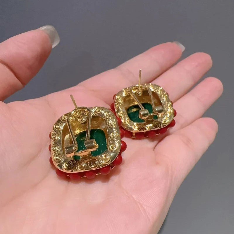 Scarlet Crown Earrings - Voisson