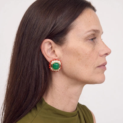 Scarlet Crown Earrings - Voisson