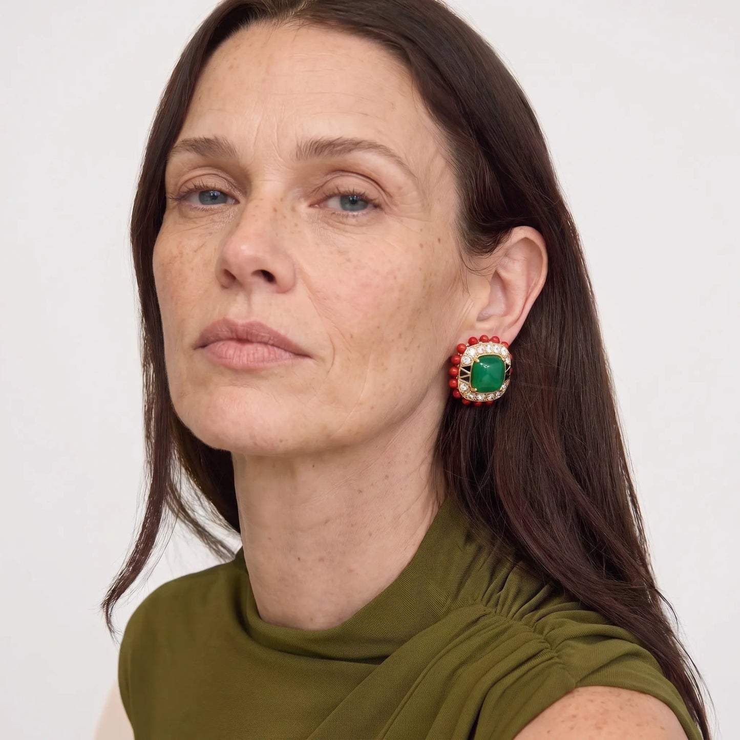 Scarlet Crown Earrings - Voisson