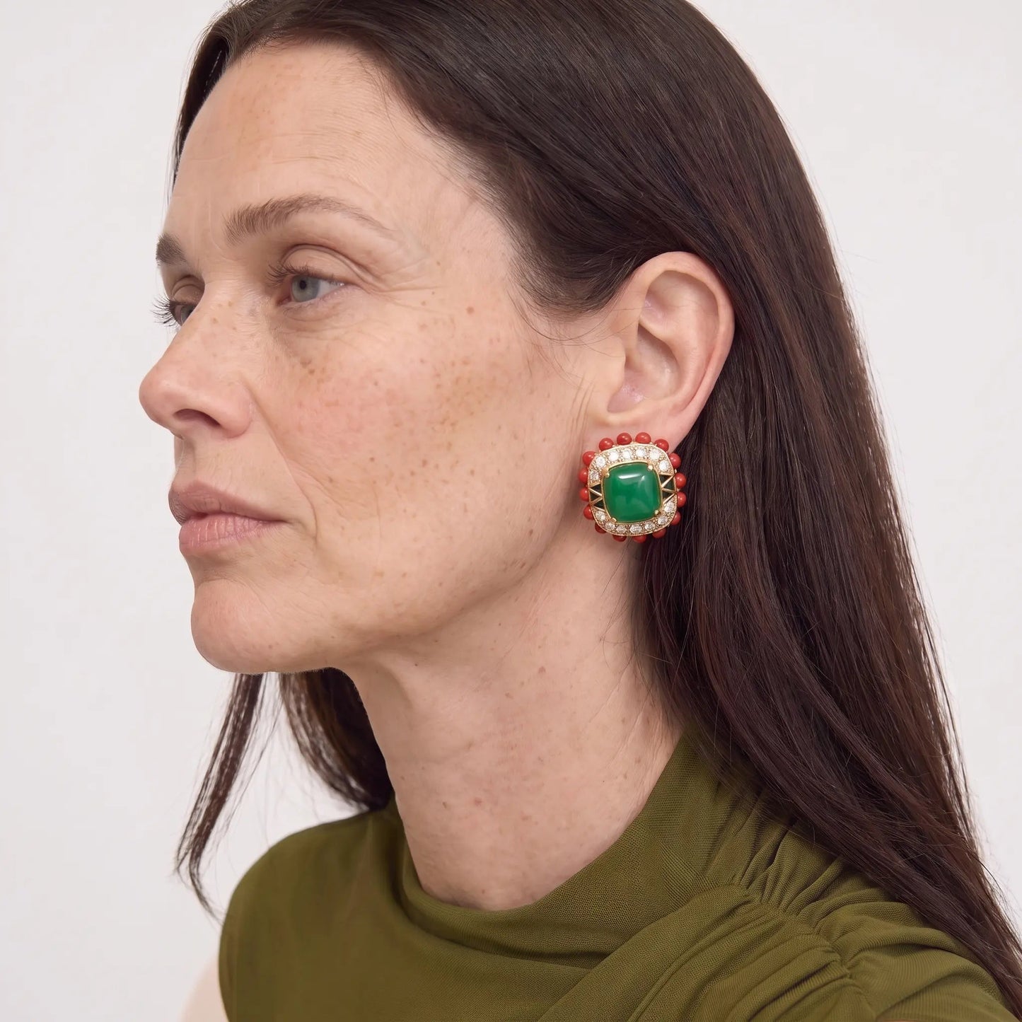 Scarlet Crown Earrings - Voisson