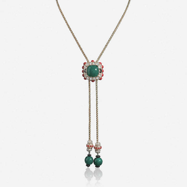 Scarlet Crown Necklace - Voisson