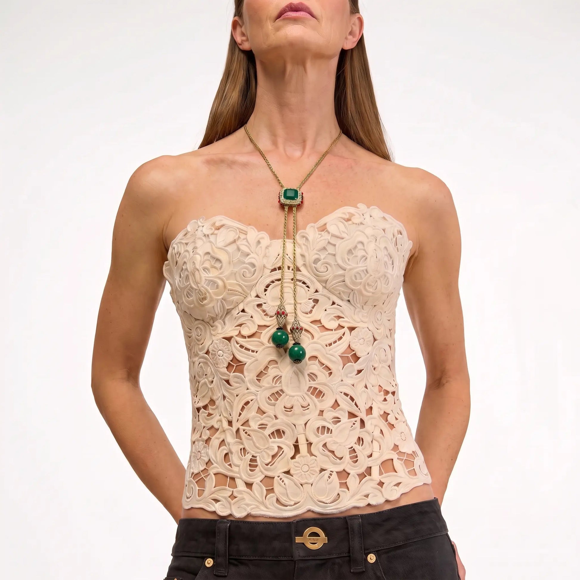 Scarlet Crown Necklace - Voisson