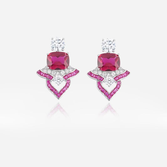 Scarlet Helix Earrings - Voisson