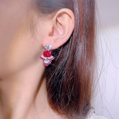 Scarlet Helix Earrings - Voisson