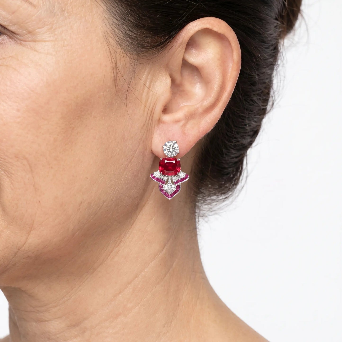 Scarlet Helix Earrings - Voisson