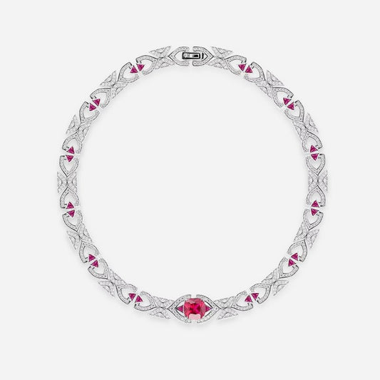 Scarlet Helix Necklace - Voisson