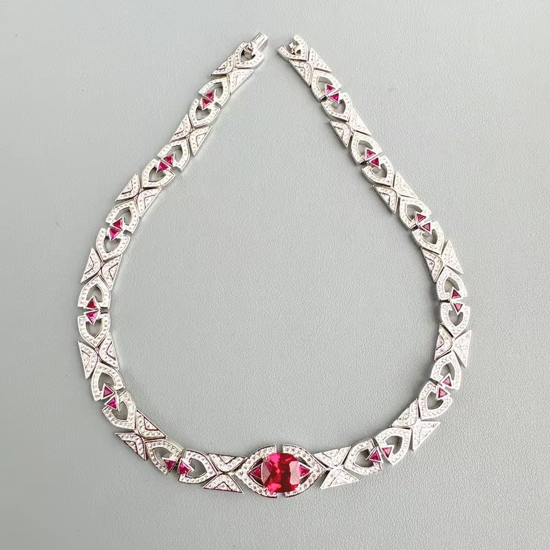 Scarlet Helix Necklace - Voisson