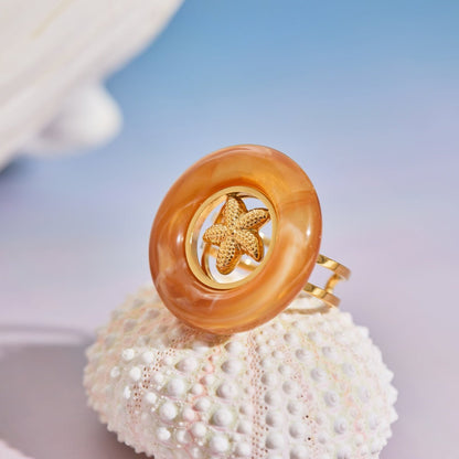 Starfish Halo Ring - Voisson