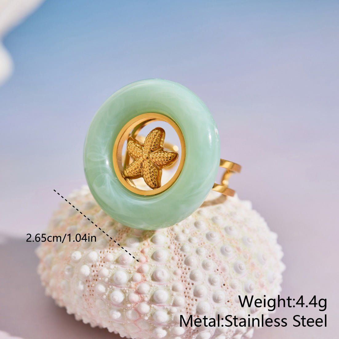 Starfish Halo Ring - Voisson