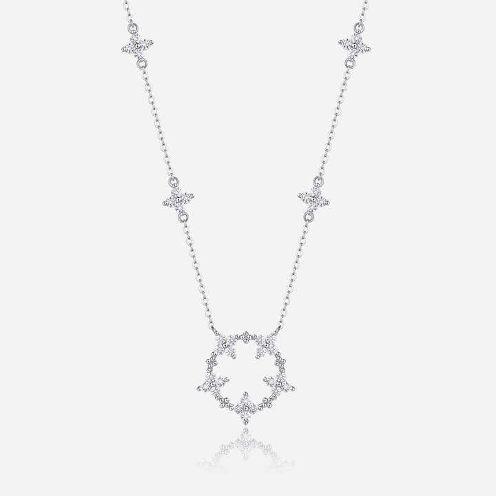 Starlight Halo Necklace - Voisson