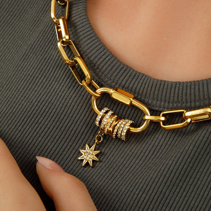 Starlight Link SS Necklace - Voisson