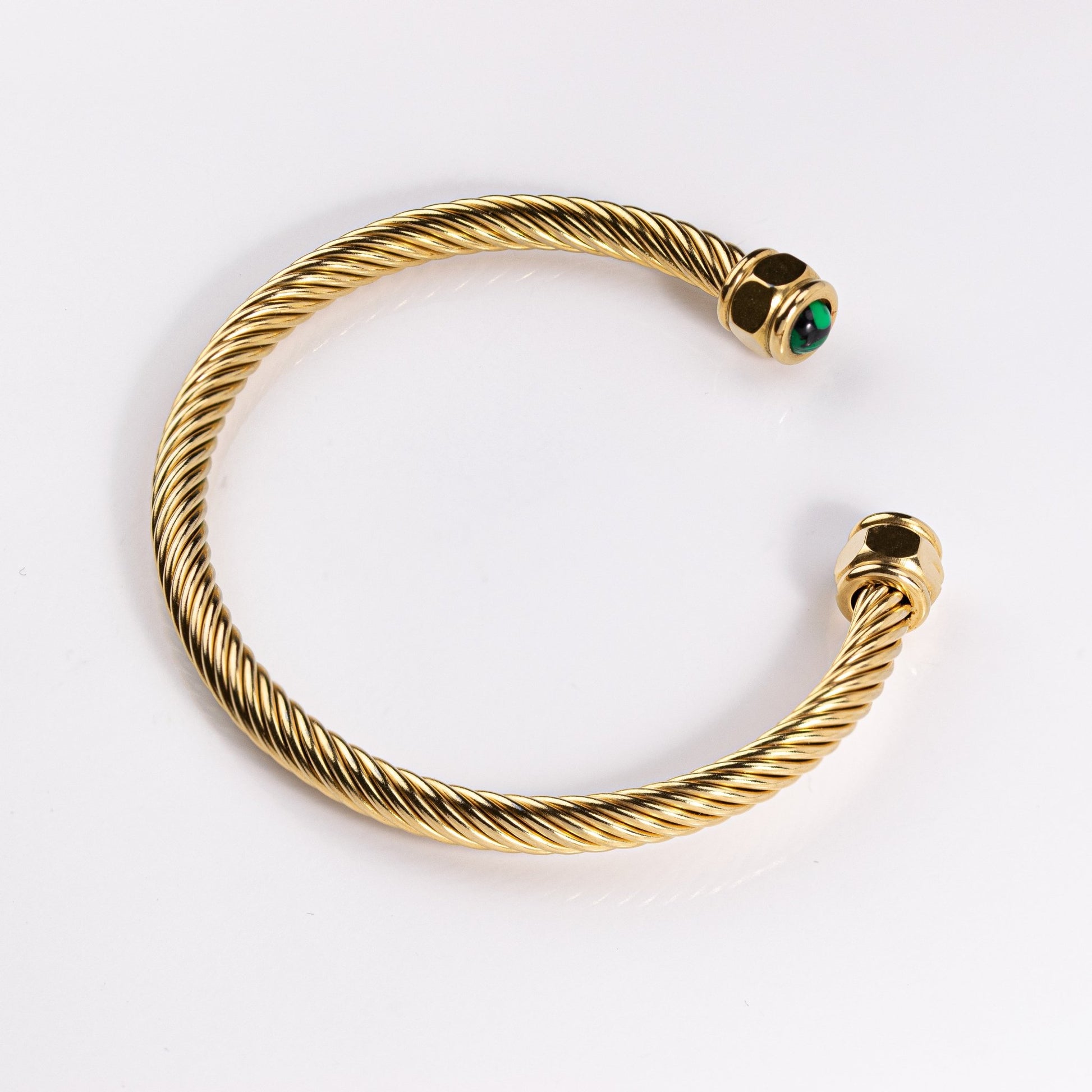 Strata 18K Gold Plated SS Bracelet - Voisson