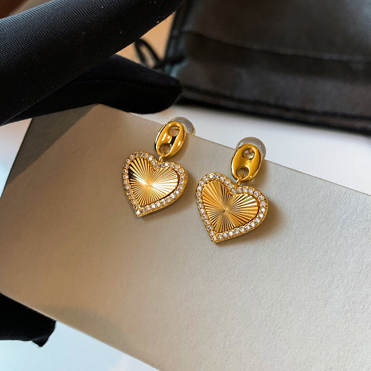 Sunray Heart Earrings - Voisson