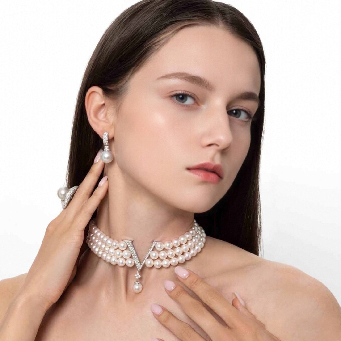 Swanlight Pearl Earrings - Voisson