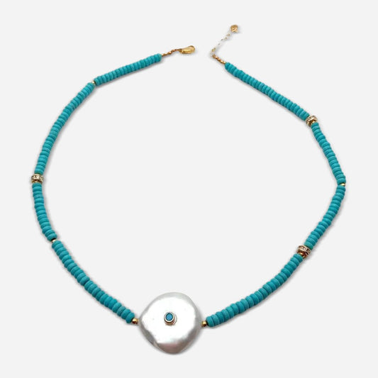 Tidal Moon Pearl Necklace - Voisson