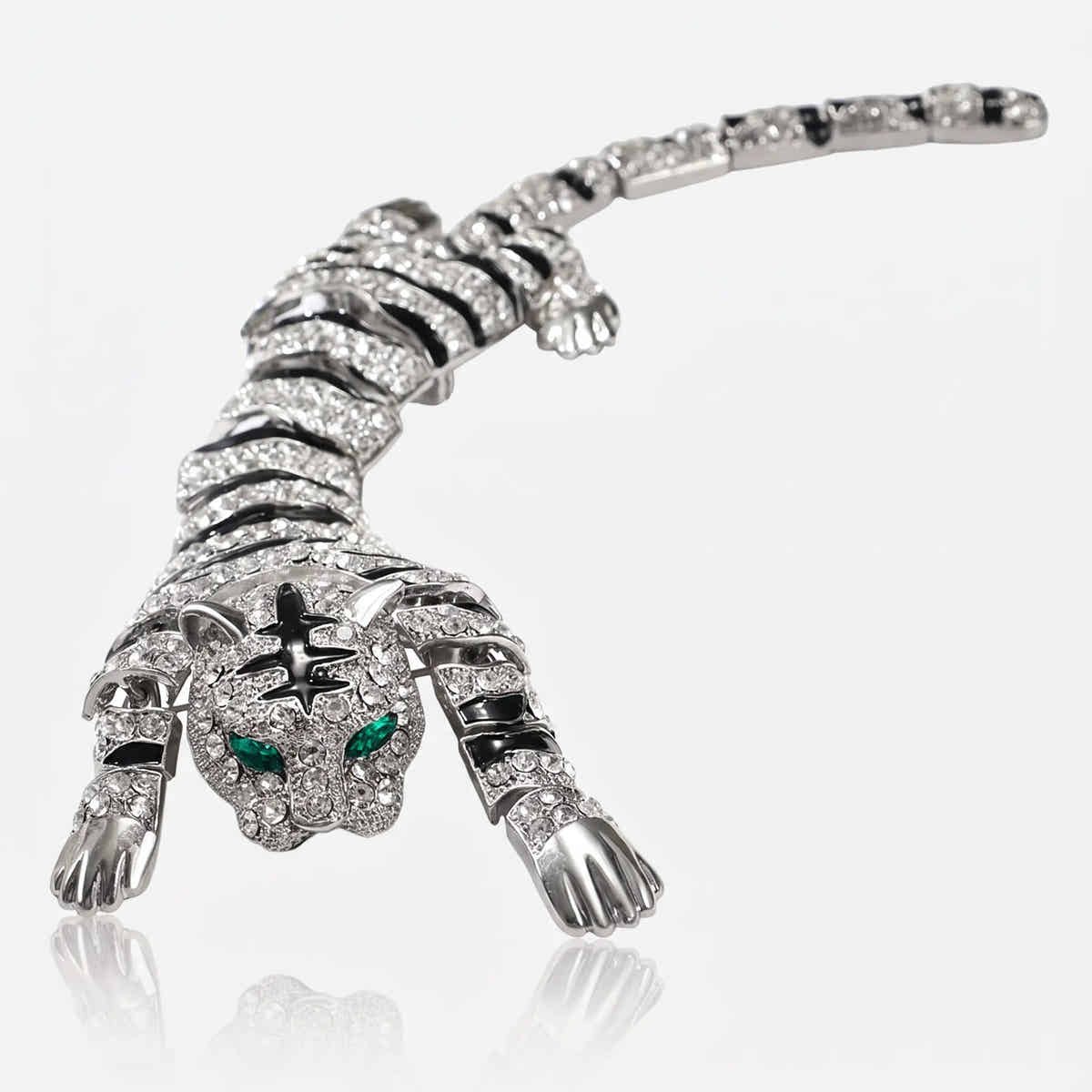 Tiger Majesty Brooch - Voisson