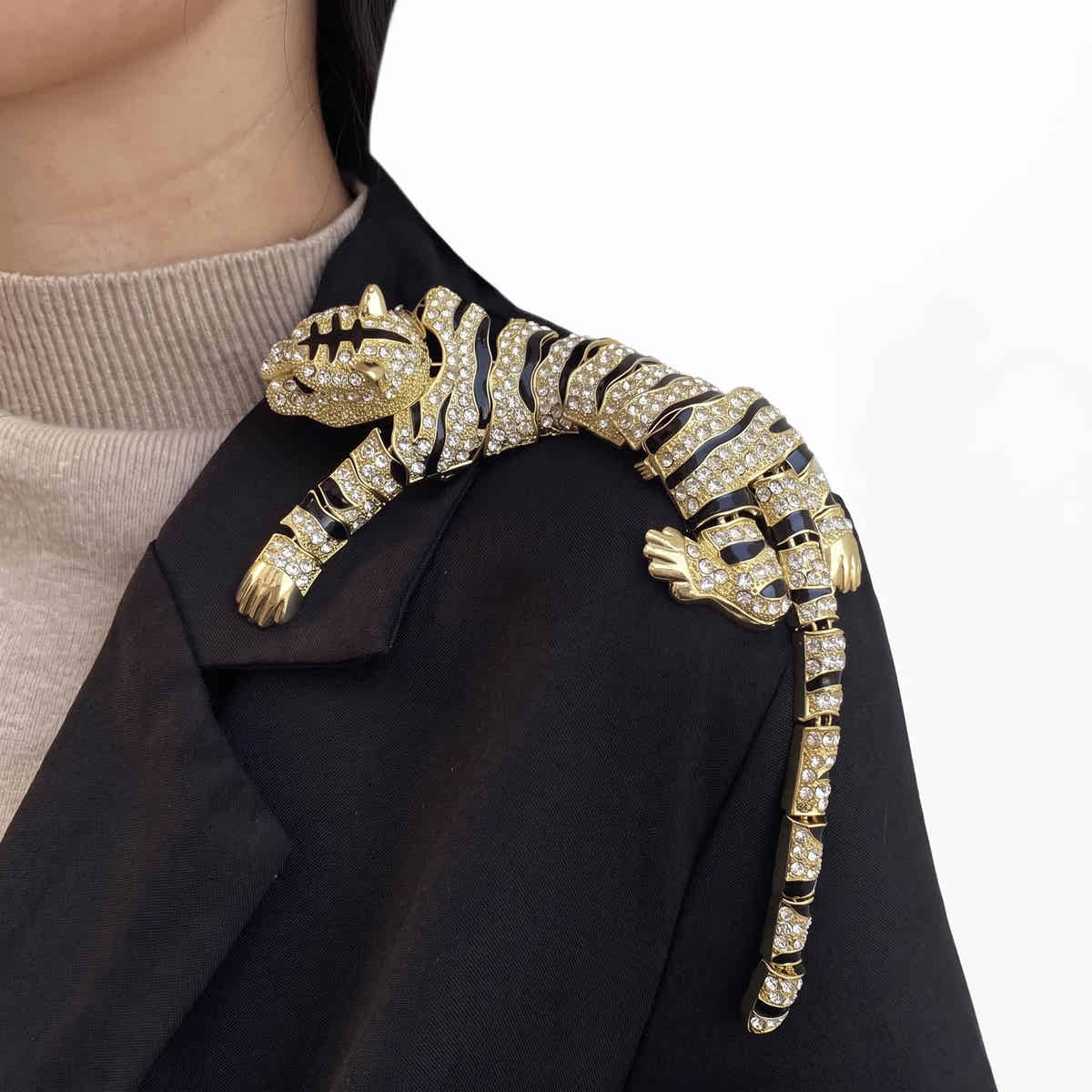 Tiger Majesty Brooch - Voisson