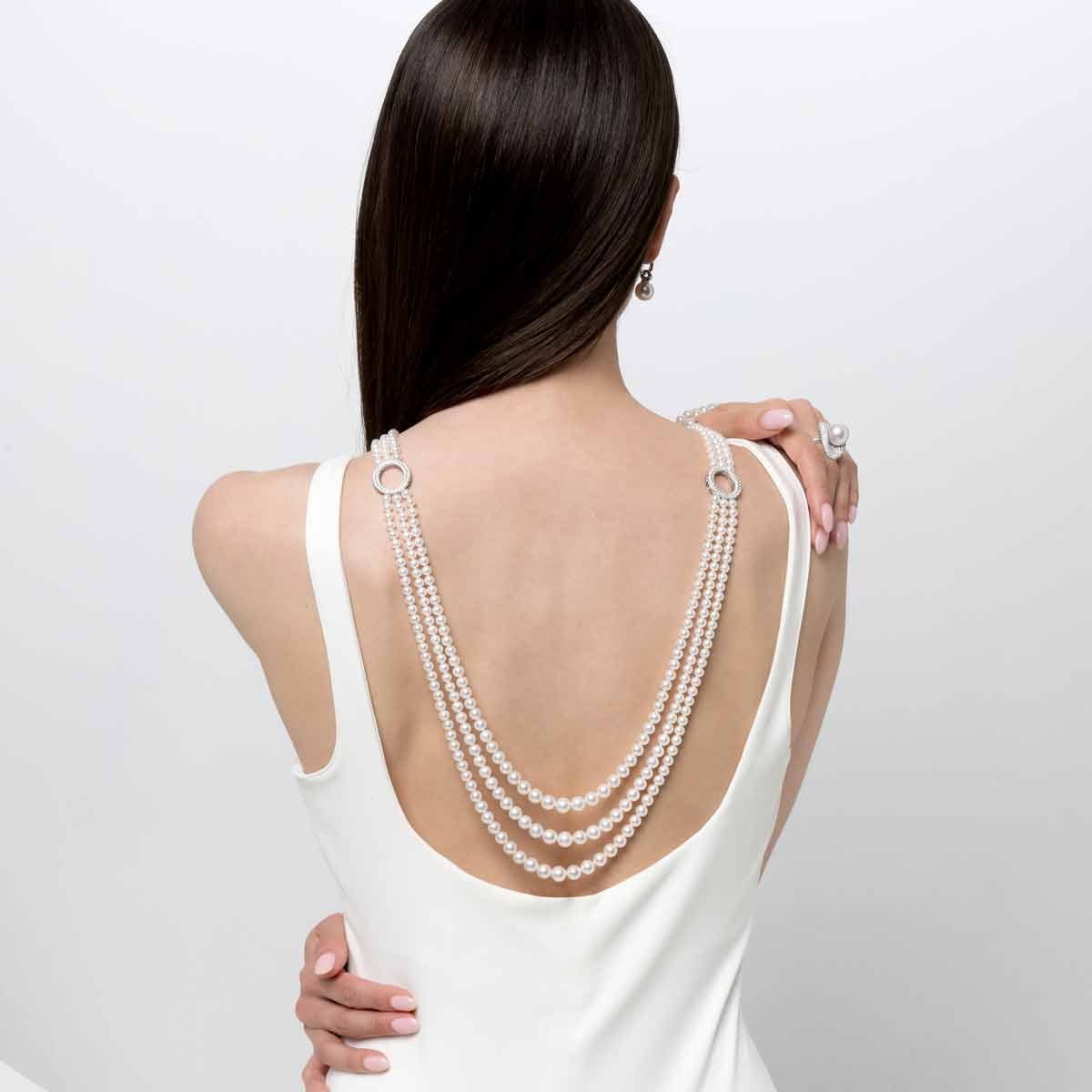 Timeless Circle Pearl Necklace - Voisson