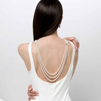 Timeless Circle Pearl Necklace - Voisson