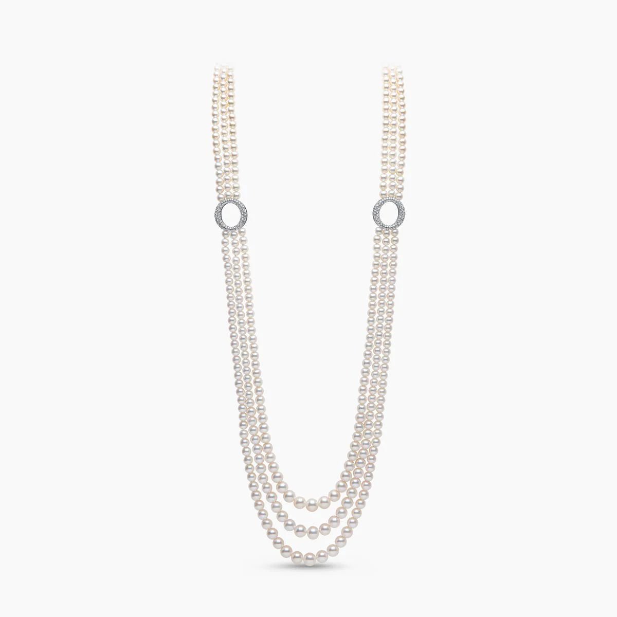 Timeless Circle Pearl Necklace - Voisson