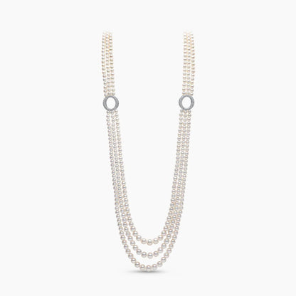 Timeless Circle Pearl Necklace - Voisson