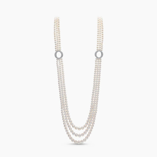 Timeless Circle Pearl Necklace - Voisson