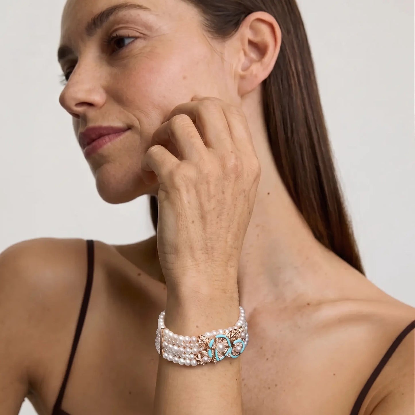 Turquoise Royale Pearl Bracelet - Voisson