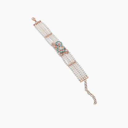 Turquoise Symphony Pearl Bracelet - Voisson