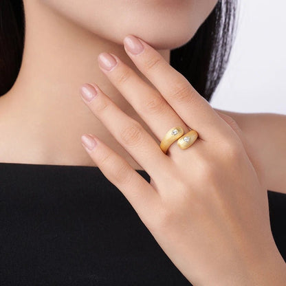 Twin Flame Zircon Ring - Voisson