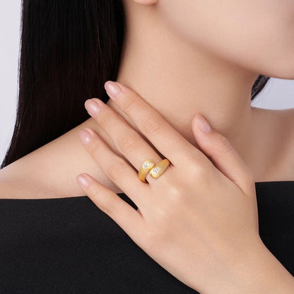 Twin Flame Zircon Ring - Voisson