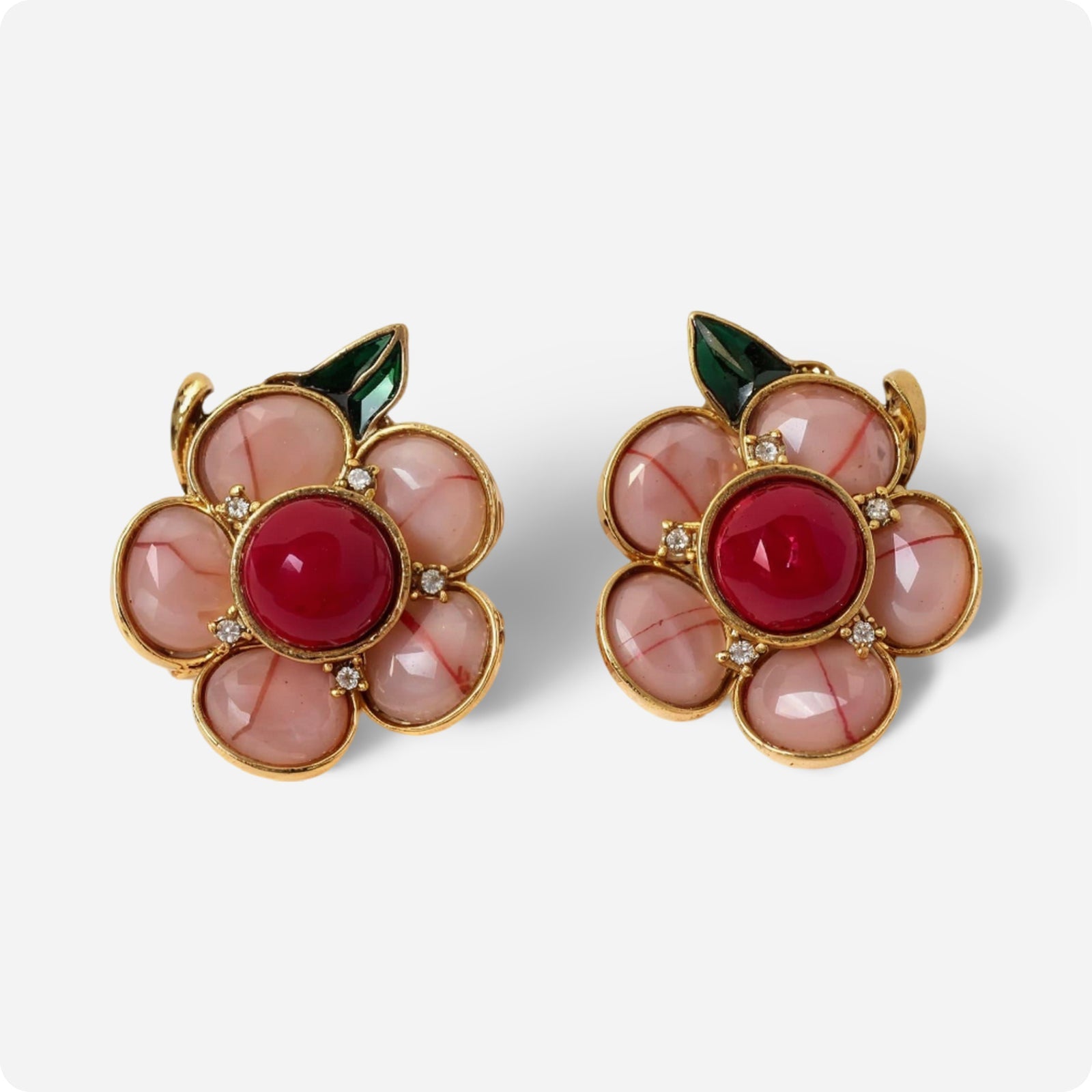 Verdant Bloom Vintage Earrings - Voisson