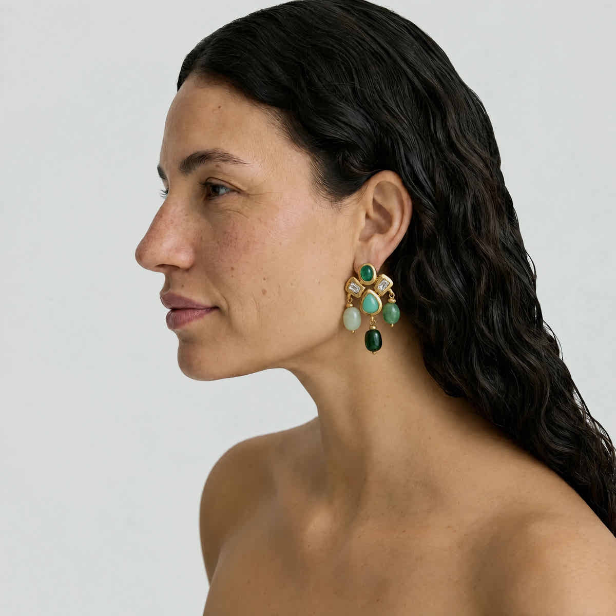 Verdant Dream Drop Earrings - Voisson
