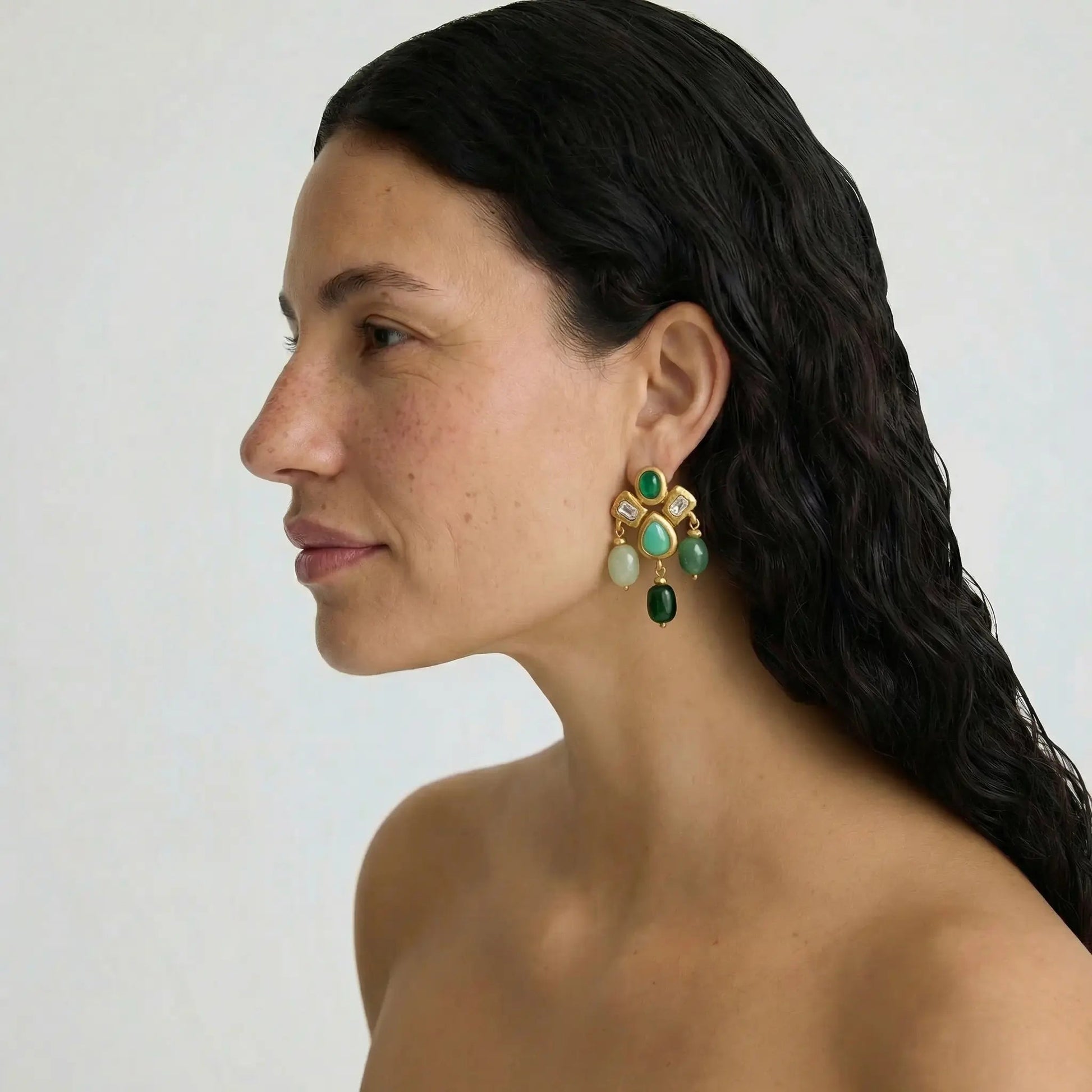 Verdant Dream Drop Earrings - Voisson