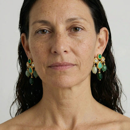 Verdant Dream Drop Earrings - Voisson