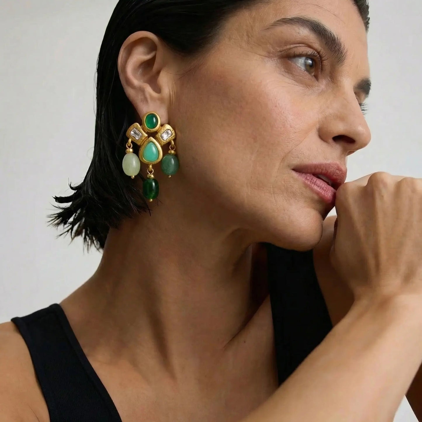 Verdant Dream Drop Earrings - Voisson