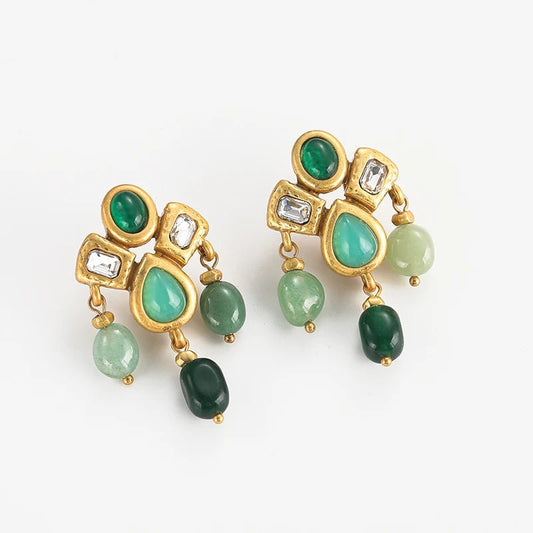 Verdant Dream Drop Earrings - Voisson