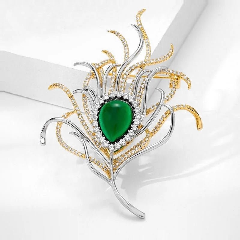 Verdant Flame Brooch - Voisson