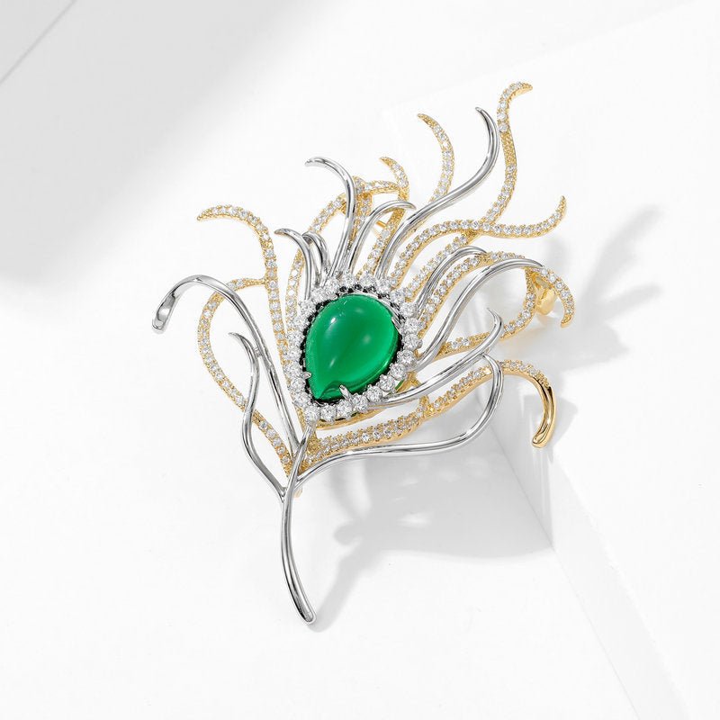 Verdant Flame Brooch - Voisson