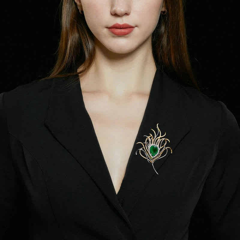 Verdant Flame Brooch - Voisson
