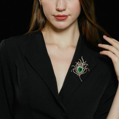 Verdant Flame Brooch - Voisson