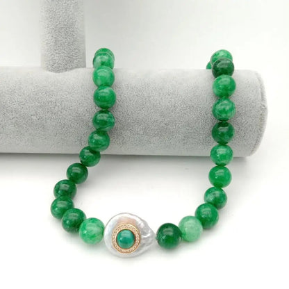 Verdant Queen Pearl Necklace - Voisson