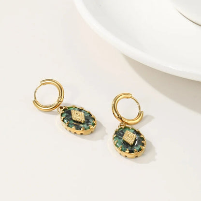 VerdantMystique Drop Earrings - Voisson