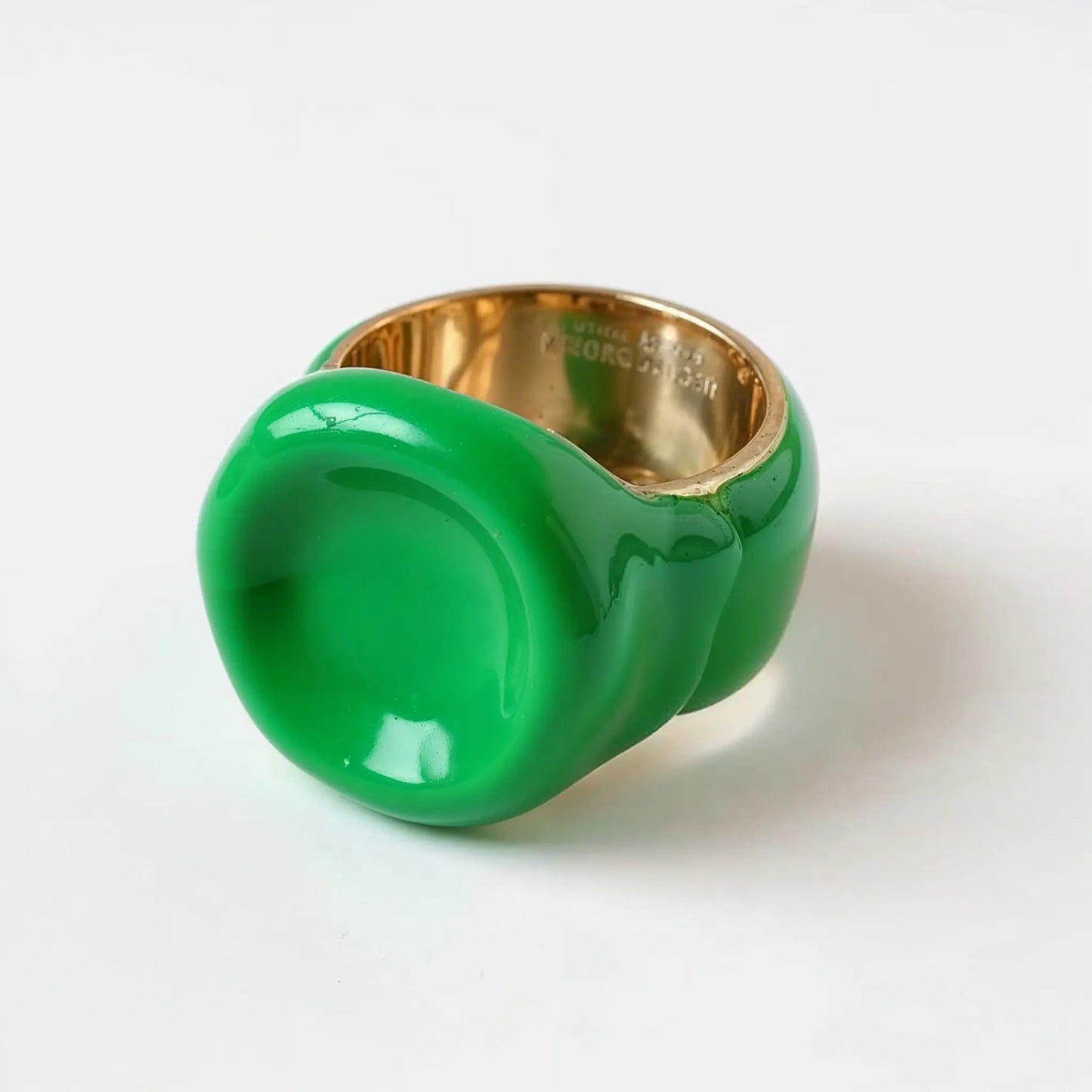 VerdeVision Enamel Art Ring - Voisson