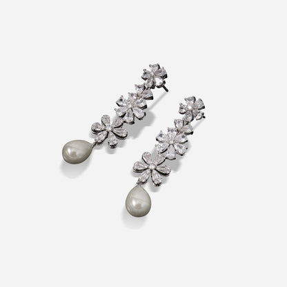 Vienna Bridal Blossom Earrings - Voisson