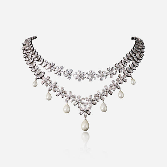 Vienna Bridal Blossom Necklace - Voisson