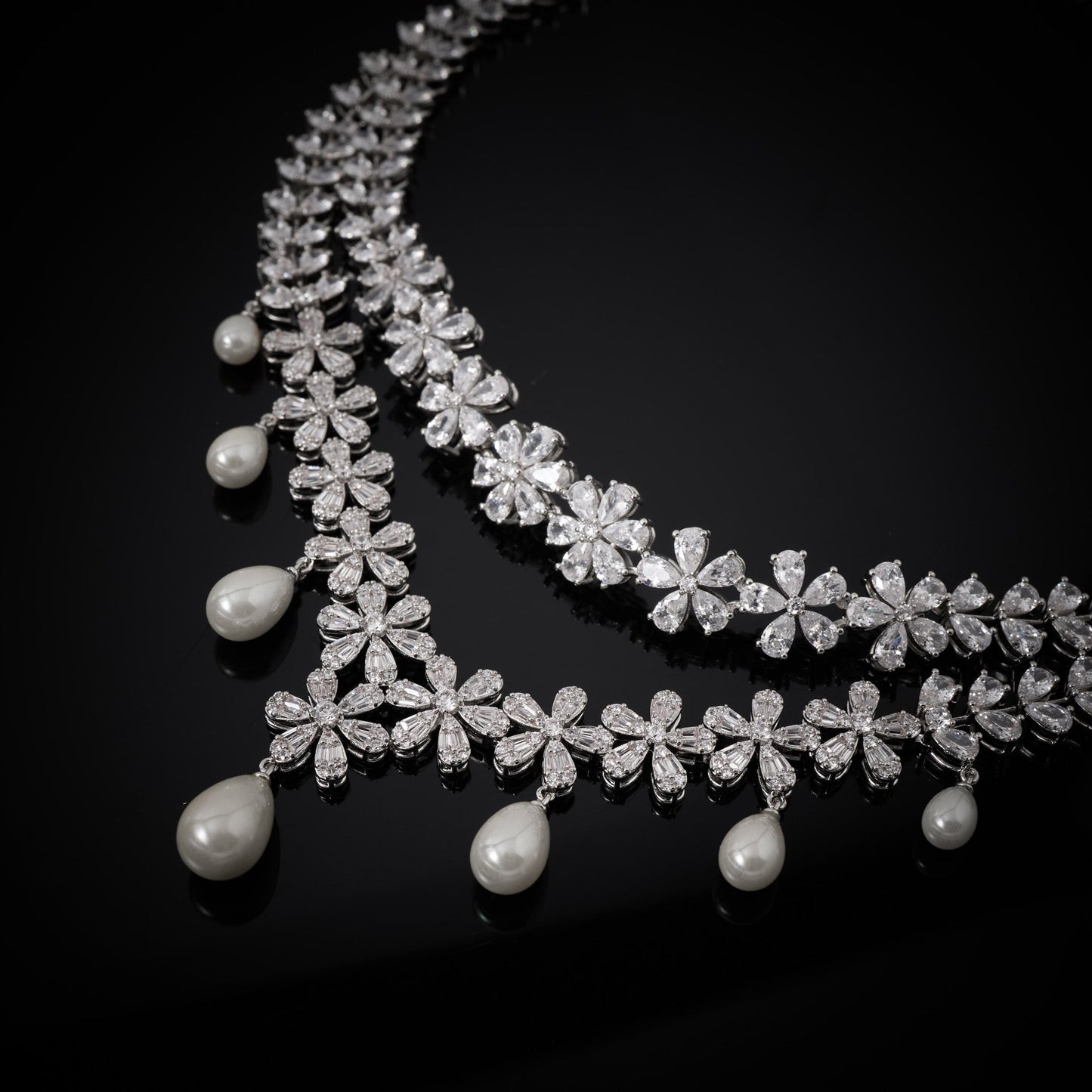 Vienna Bridal Blossom Necklace - Voisson